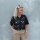 Tim & Simonsen - Cherry Lace Shirt Black