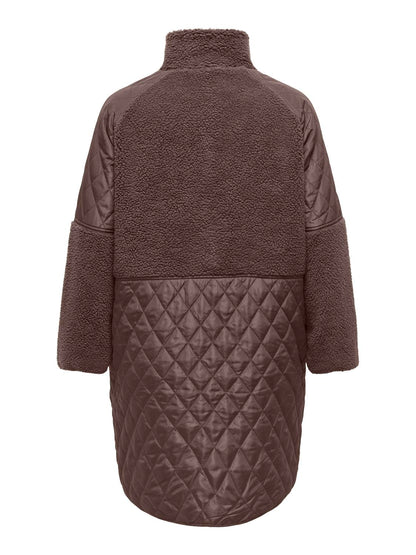Only Carmakoma - Caroio - Coat - Chocolate Martini