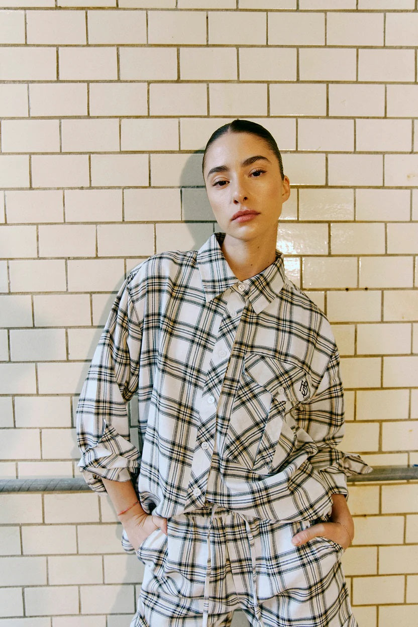 HUMBLE OlivieHBS shirt - Off white combi