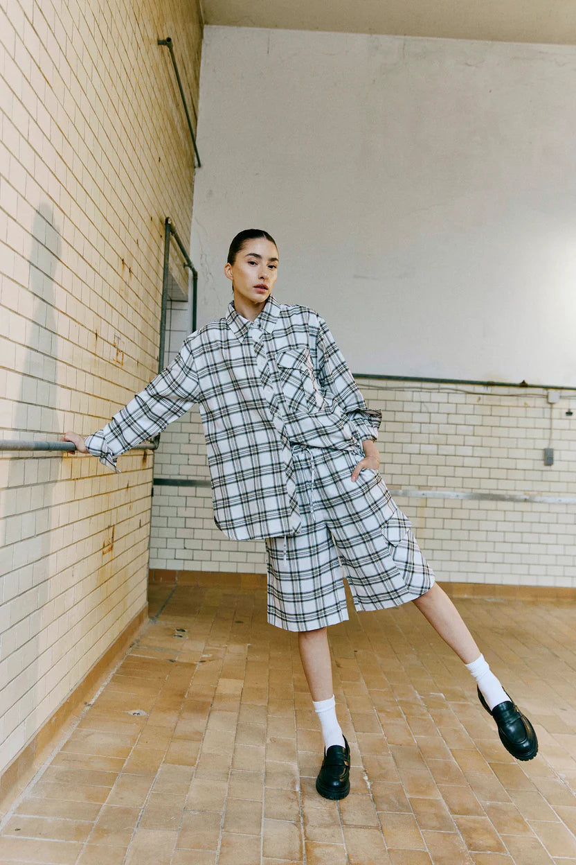 HUMBLE OlivieHBS bermuda - Off white combi