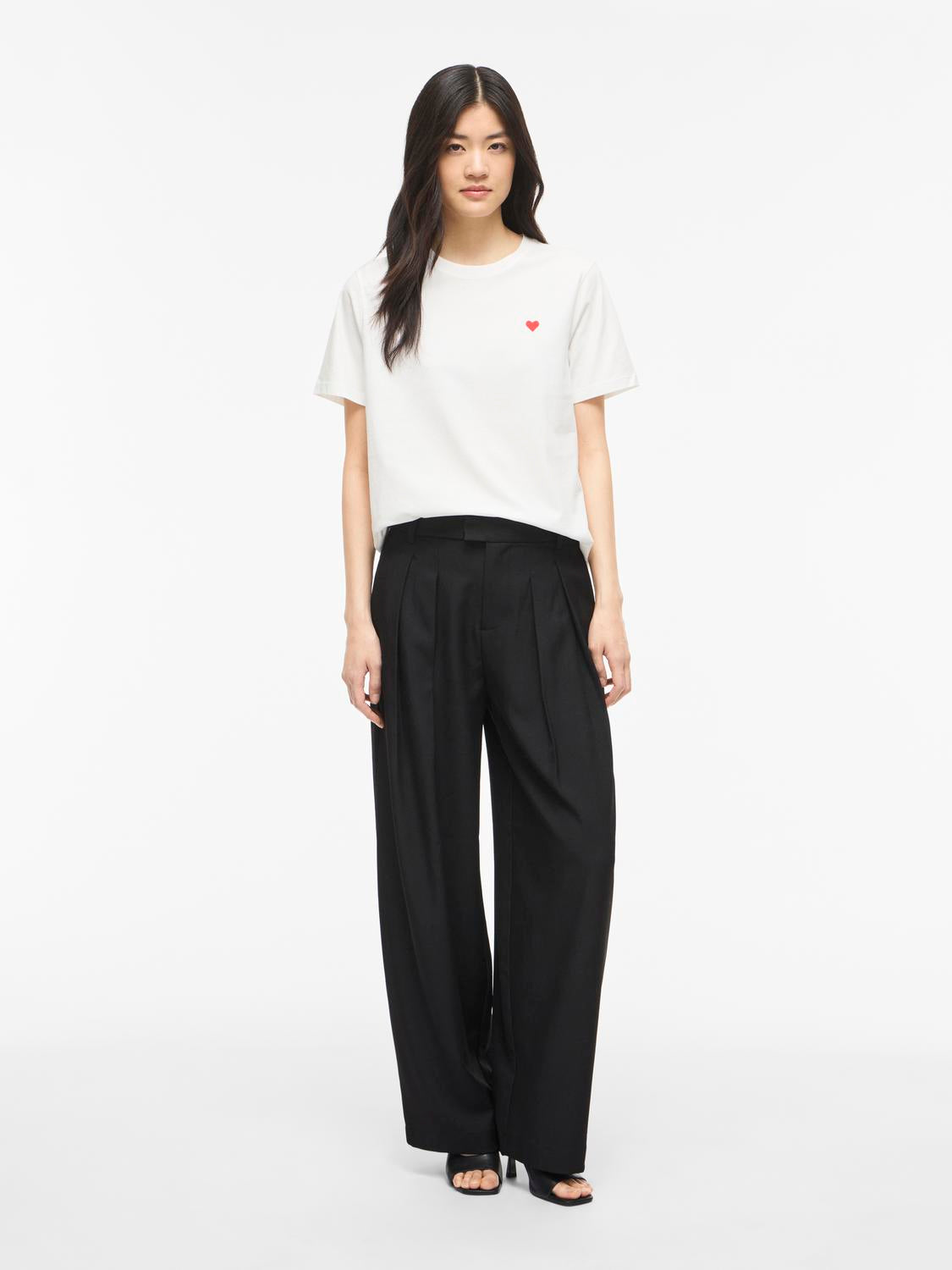 Vila - Vivora - T-shirt - Snow White