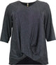 Cassiopeia - VERONA 3/4 BLOUSE - Black