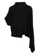 sort poncho NÜ Black Vilna Blouse/poncho knit SUSTAINABLE