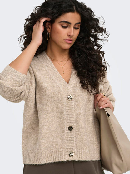 Only Carmakoma - Carzoey - Cardigan - Woodsmoke