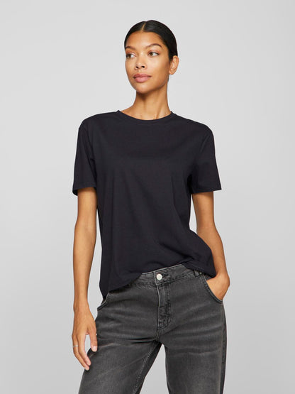 Vila - Vinora - T-shirt - Black Beauty
