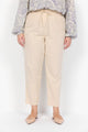 sandfarvet bukser med justerbar talje. Wasabi WA-ERICA 3 SAND