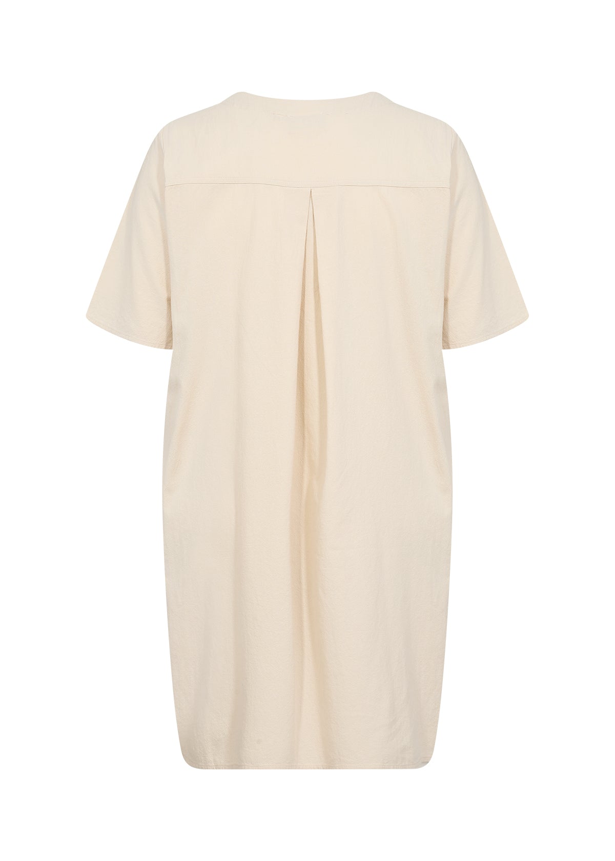 sandfarvet tunika med lommer Wasabi WA-ERICA 7 Sand