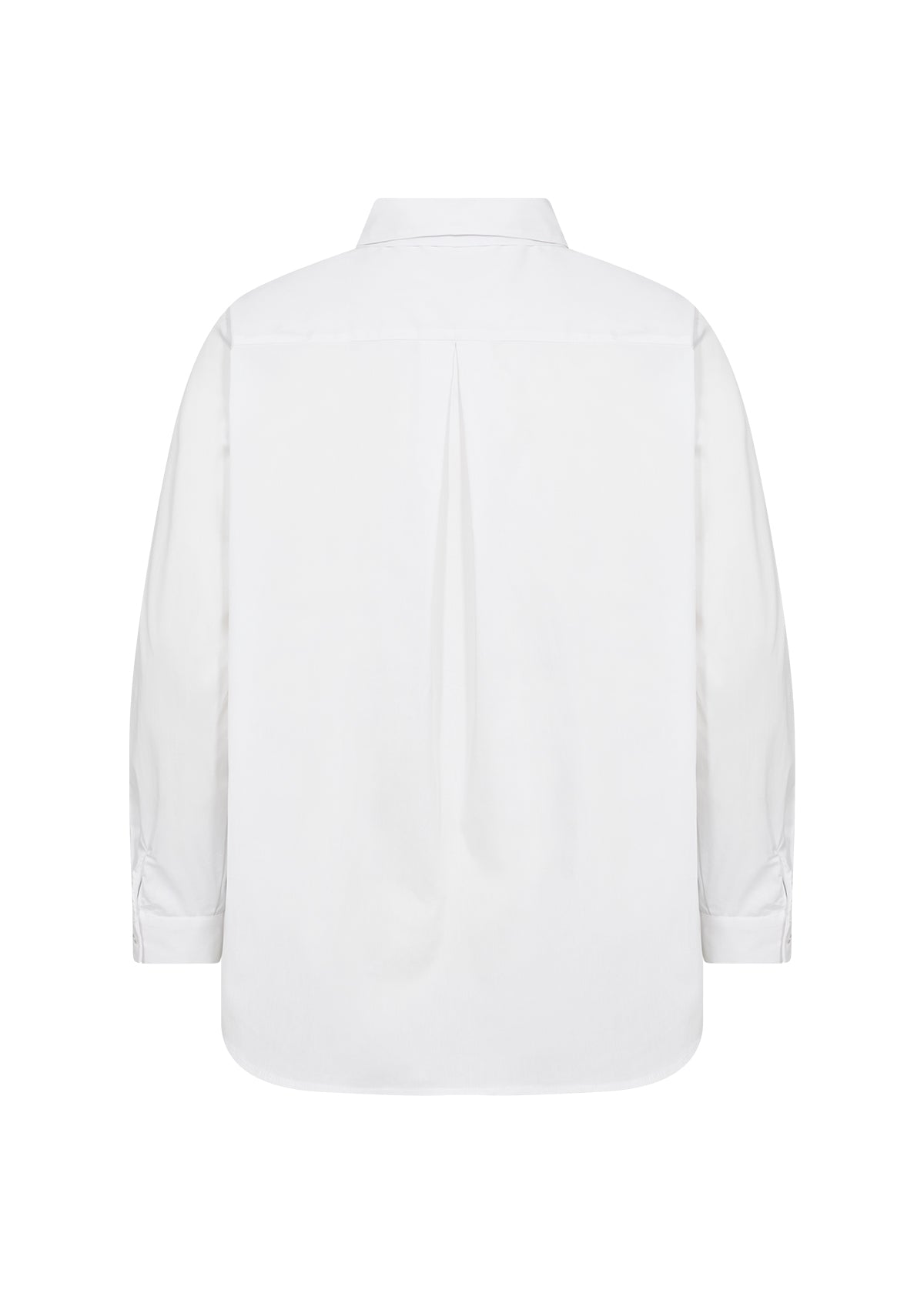 Wasabi WA-SAGA 10 WHITE hvid skjorte med bindedetalje ved kraven