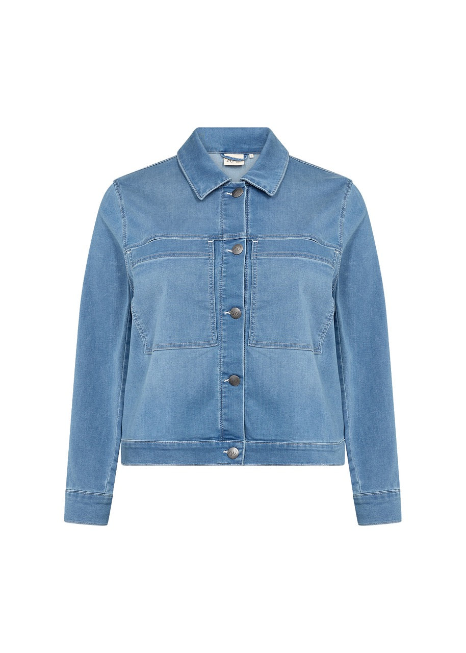 lyseblå denimjakke Wasabi WA-SUMMER 9 LIGHT BLUE DENIM