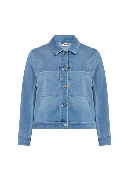 lyseblå denimjakke Wasabi WA-SUMMER 9 LIGHT BLUE DENIM