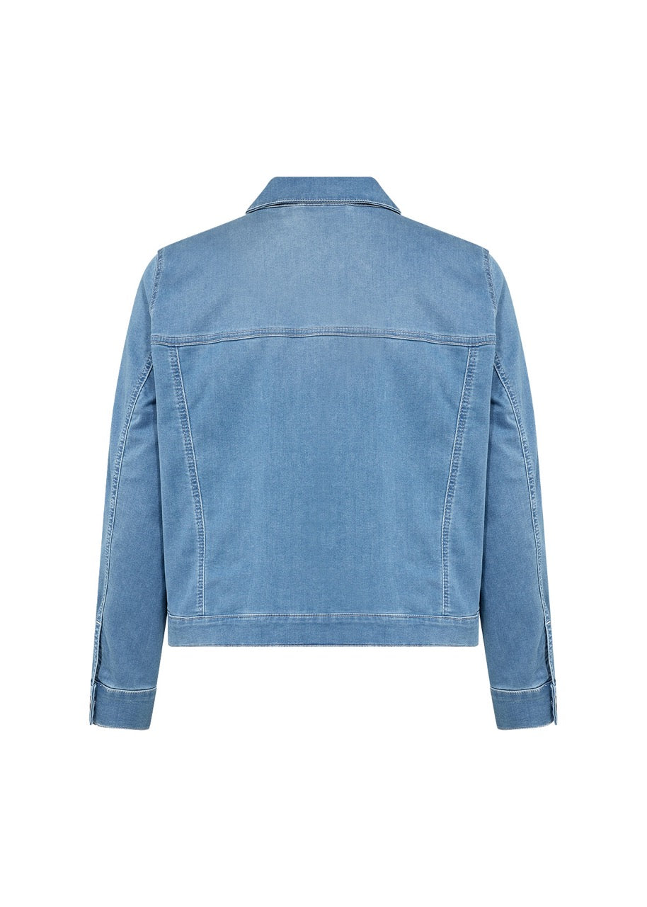 lyseblå denimjakke Wasabi WA-SUMMER 9 LIGHT BLUE DENIM