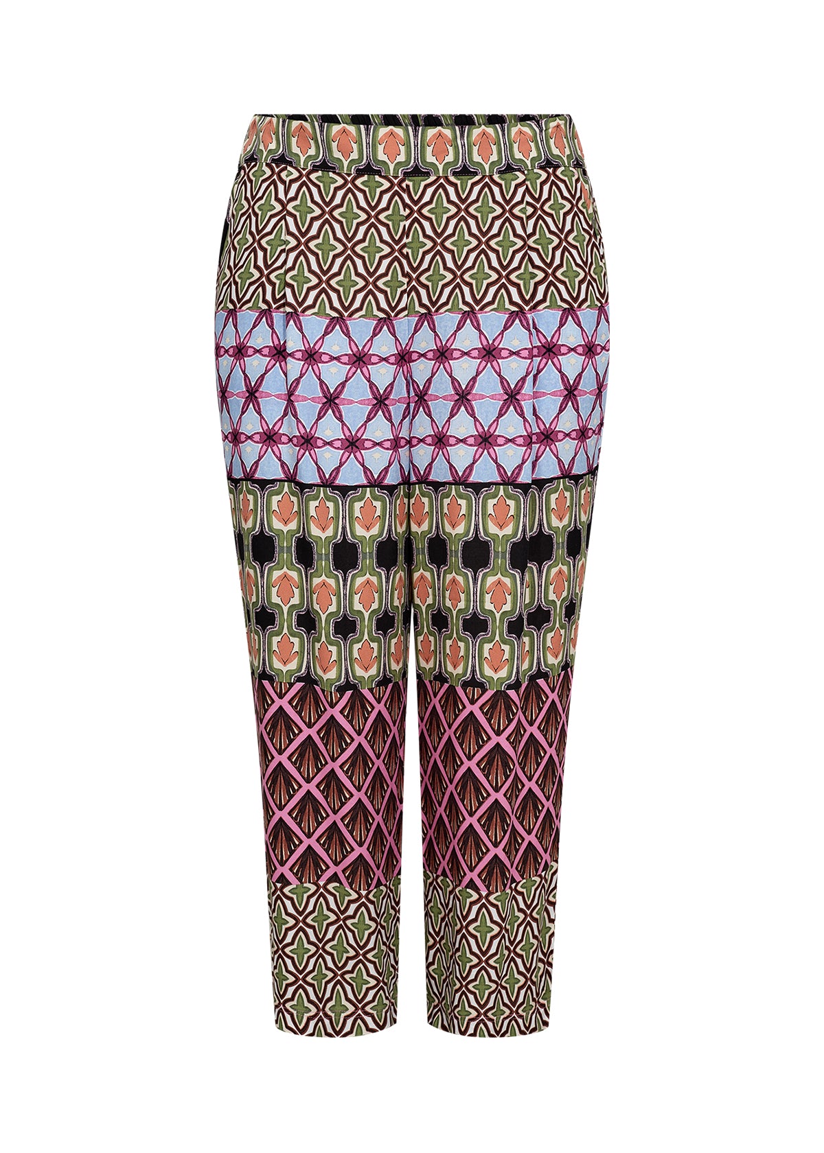 mønstret bukser i mange farver. Wasabi WA-MELIKA 2 Bukser Wild Rose Combi