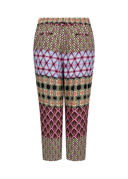 bagpå mønstret bukser i mange farver. Wasabi WA-MELIKA 2 Bukser Wild Rose Combi
