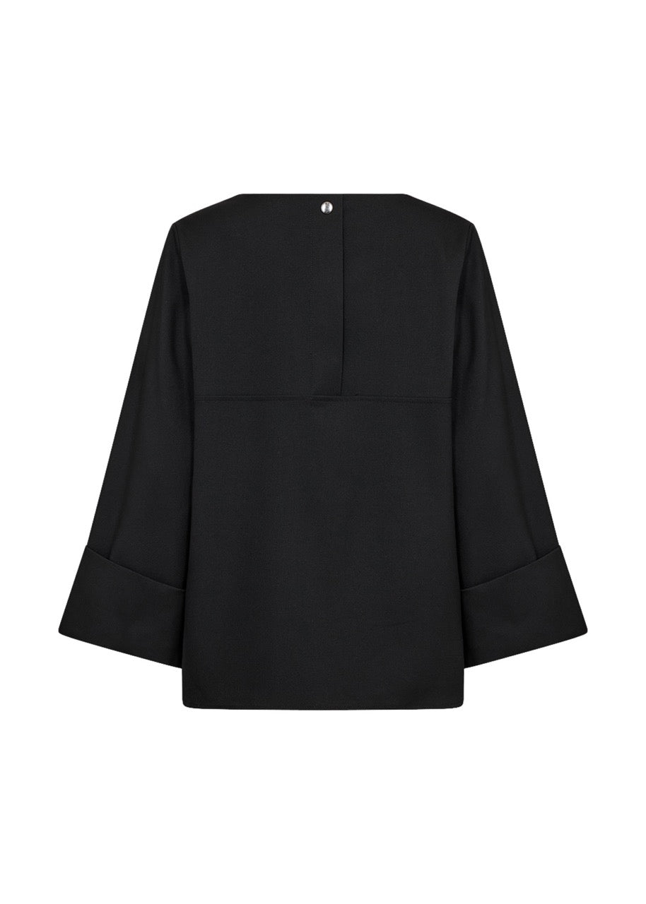 sort bluse Wasabi WA-CHRISTINA 1 Bluse Black