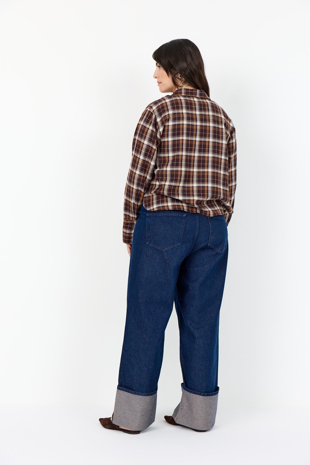 Wasabi Concept Plussize - WA-JEROME -  Chocolate Plum Combi