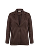 klassisk brun blazer med to knapper foran. Wasabi WA-SINA 1 Blazer Hot Fudge
