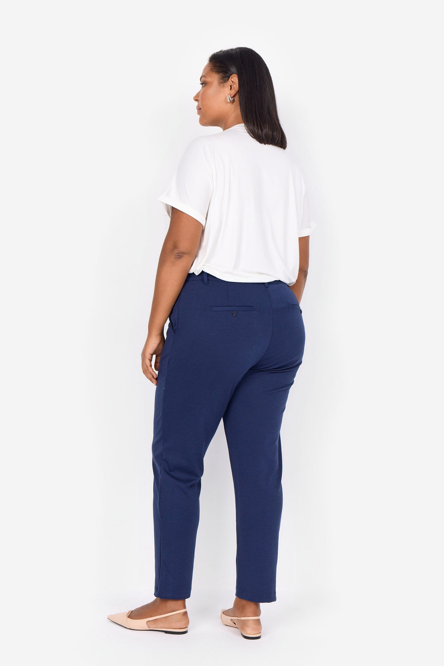 Wasabi Offwhite T-shirt WA-SIBILLE 7 hvid t-shirt med tekst foran