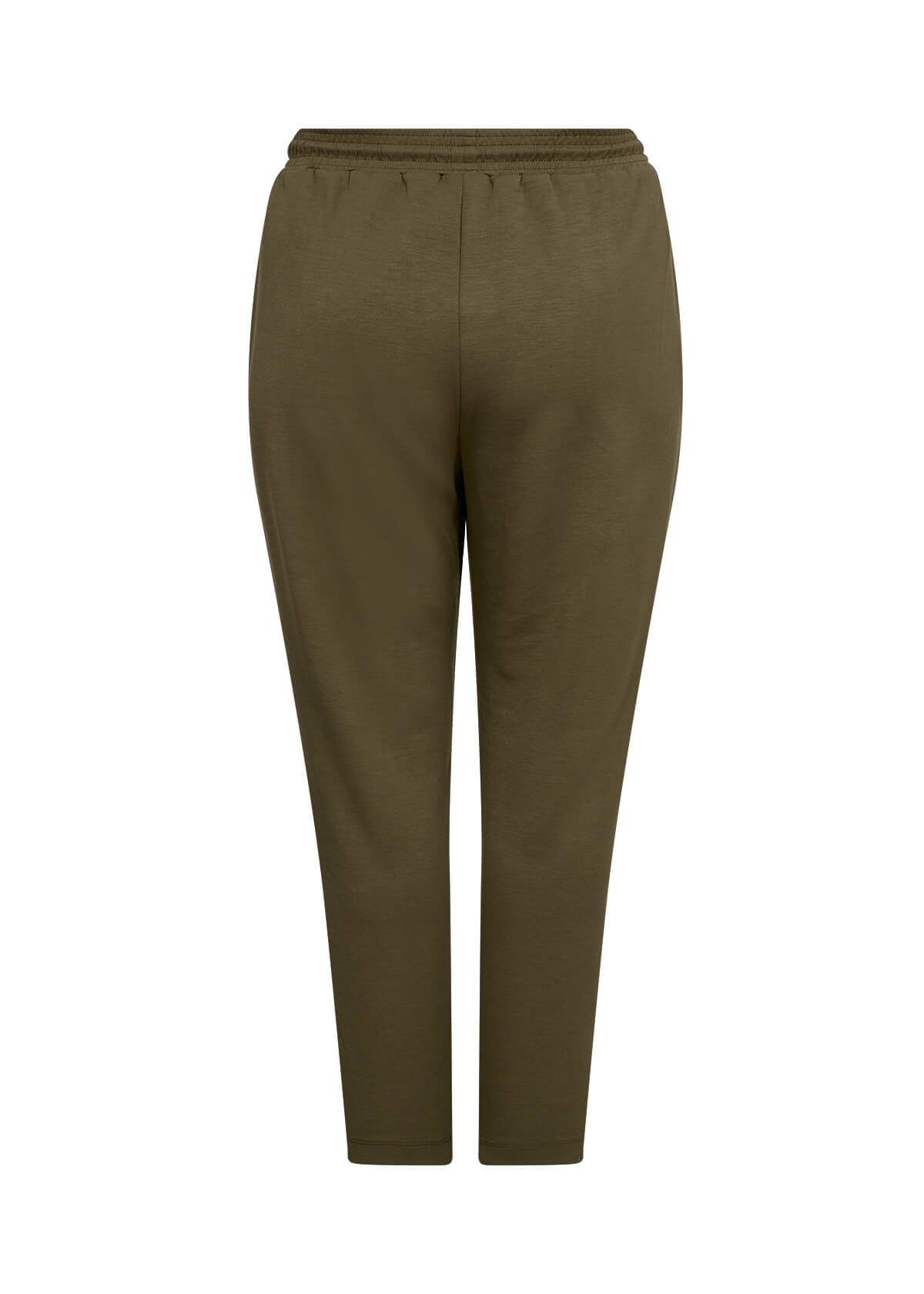 bagpå oliven grønne bukser med elastik i taljen. Wasabi WA-SABINA 31 Bukser Misty Olive