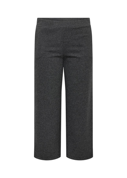 mørkegrå bukser med diskrete striber. Wasabi WA-NOIDA 3 Bukser Dark Earth Melange Comb