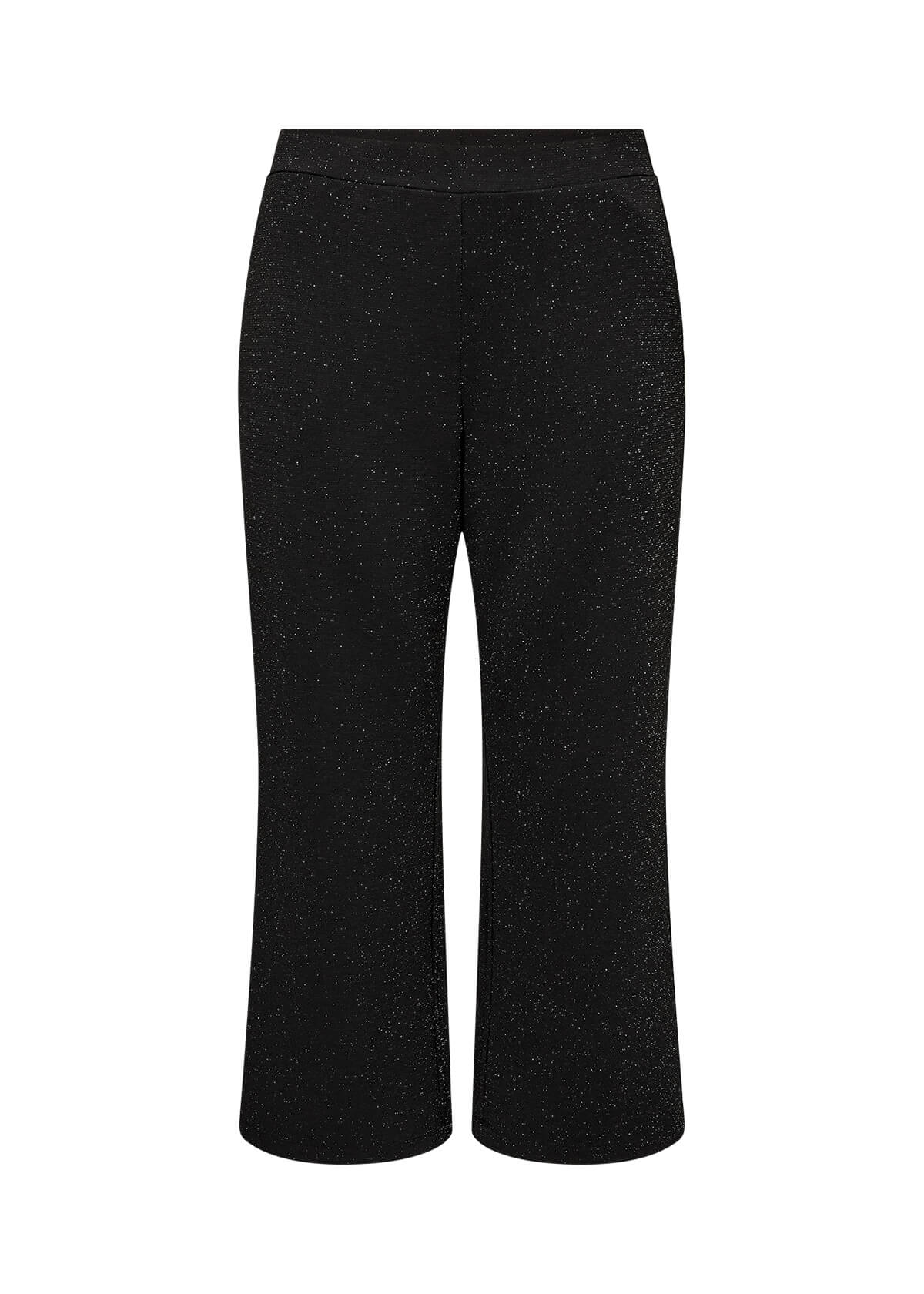 glitrende sorte bukser Wasabi WA-SANJA 5 Bukser Black Combi