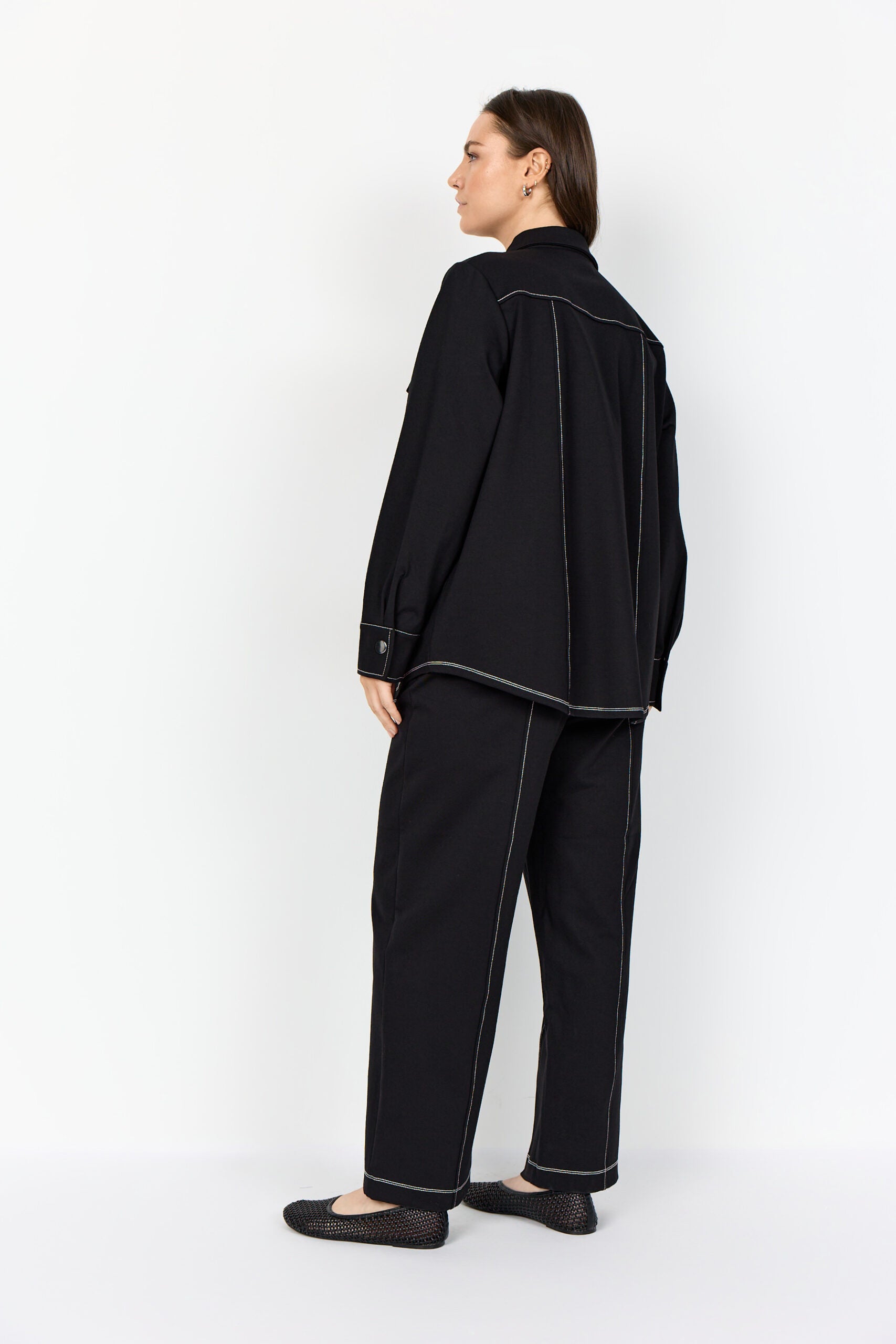 sort skjorte Wasabi WA-CHANIA 2 Skjorte Black