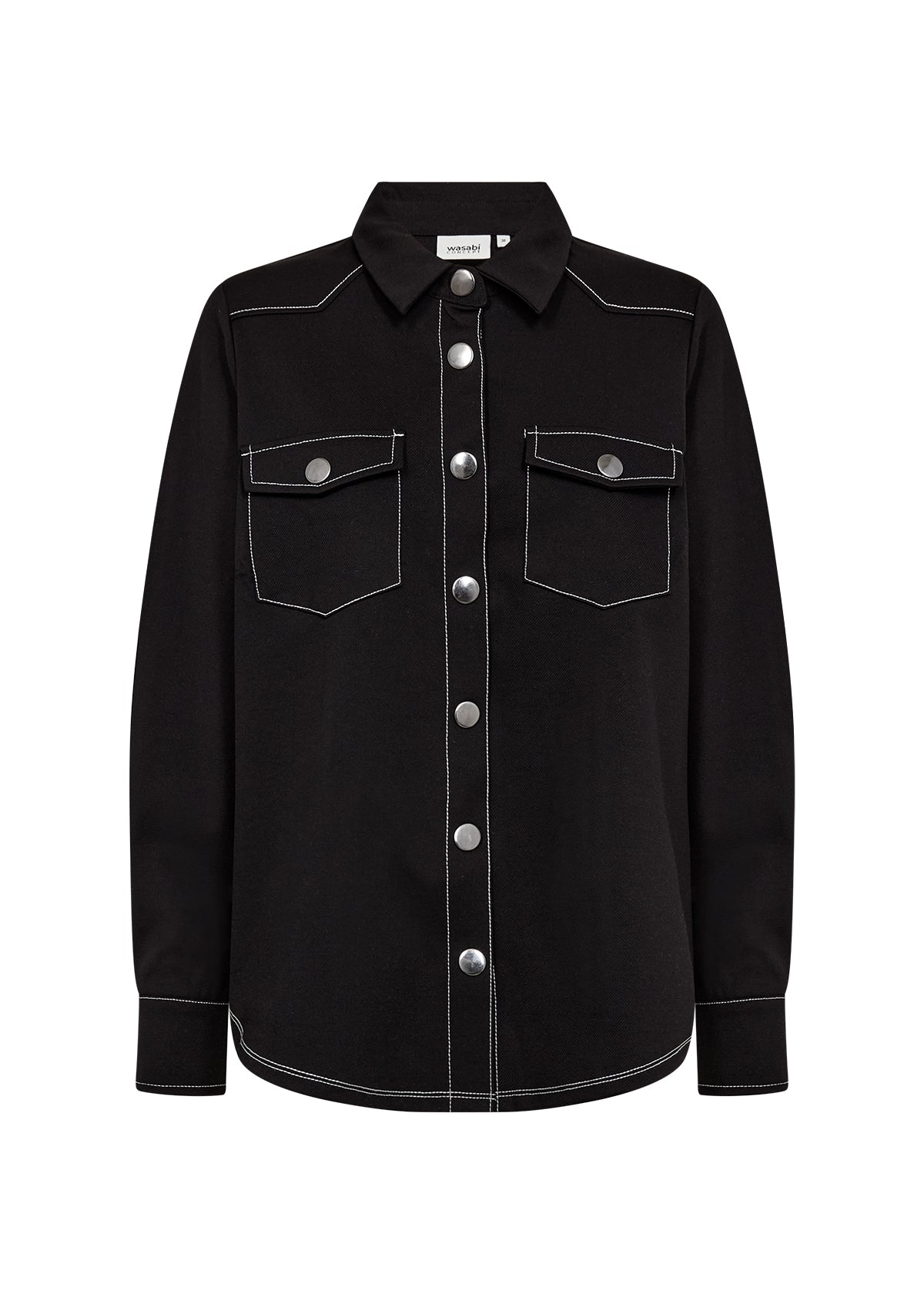 sort skjorte Wasabi WA-CHANIA 2 Skjorte Black