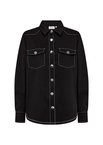 sort skjorte Wasabi WA-CHANIA 2 Skjorte Black