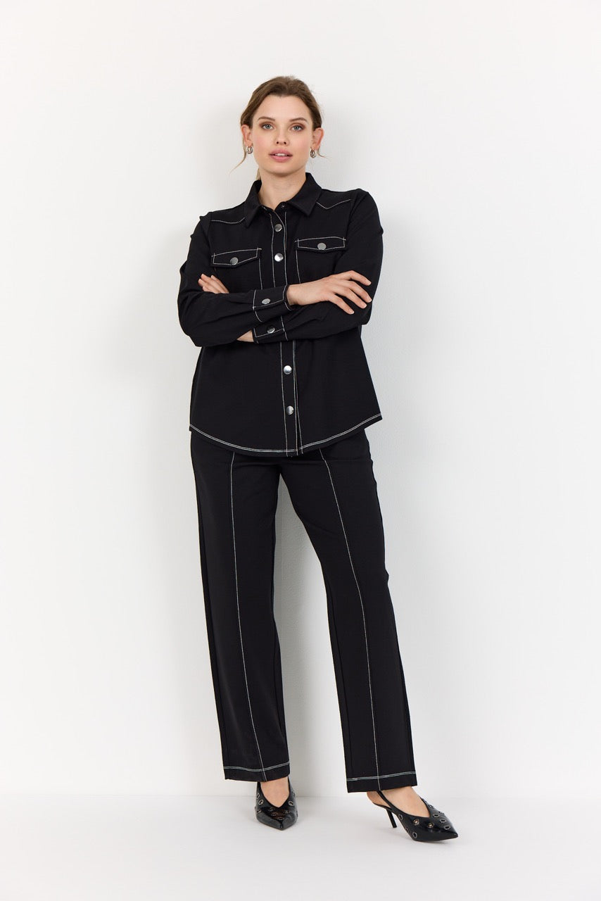 sorte bukser Wasabi WA-CHANIA 3 Bukser Black