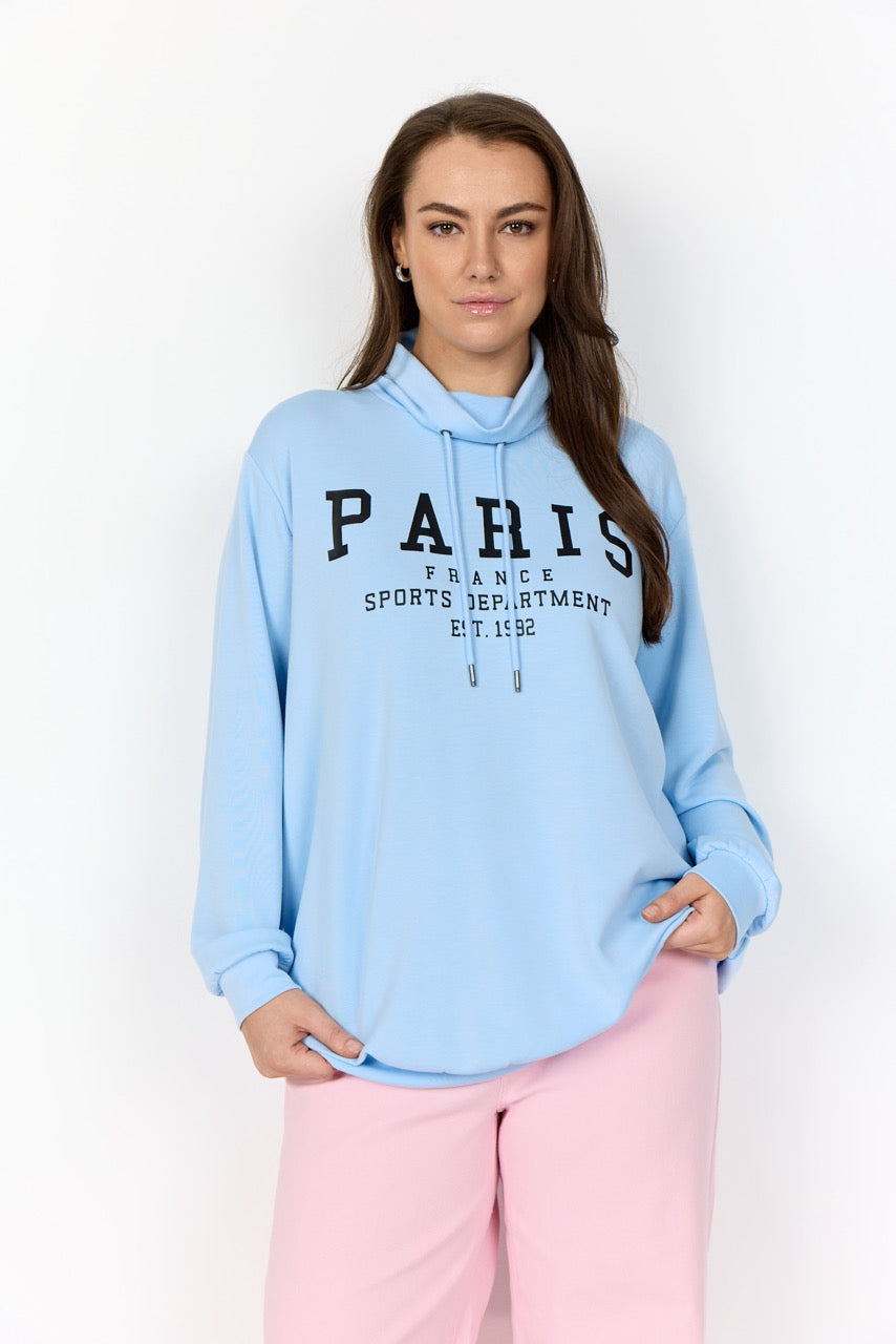 blå sweatshirt Wasabi WA-SABINA 78 Sweatshirt Windsurfer