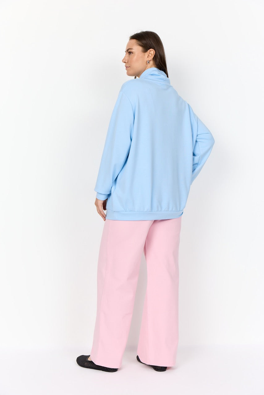 blå sweatshirt Wasabi WA-SABINA 78 Sweatshirt Windsurfer