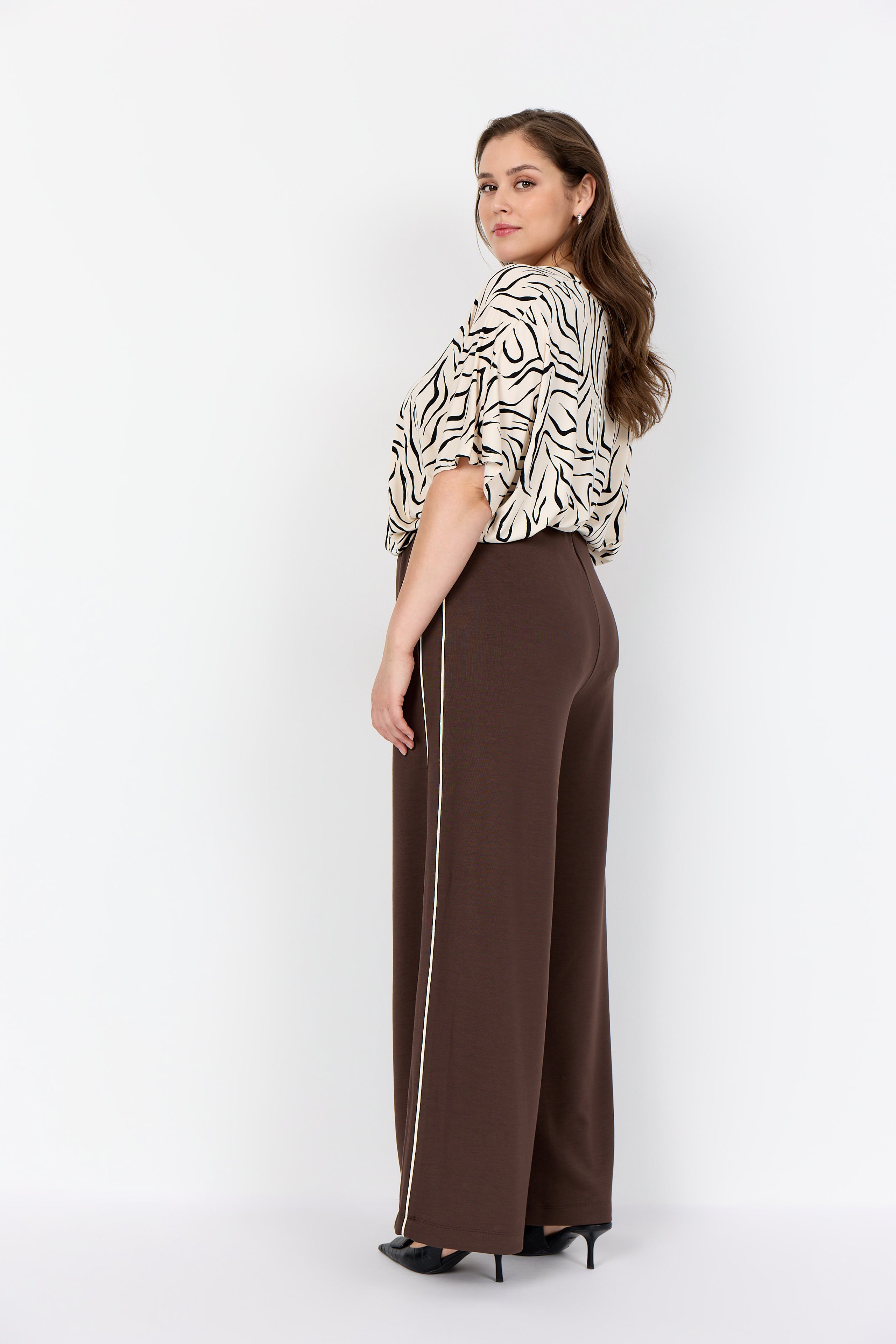 Wasabi Concept - WA-SABINA Pants 89 - HOT FUDGE COMBI