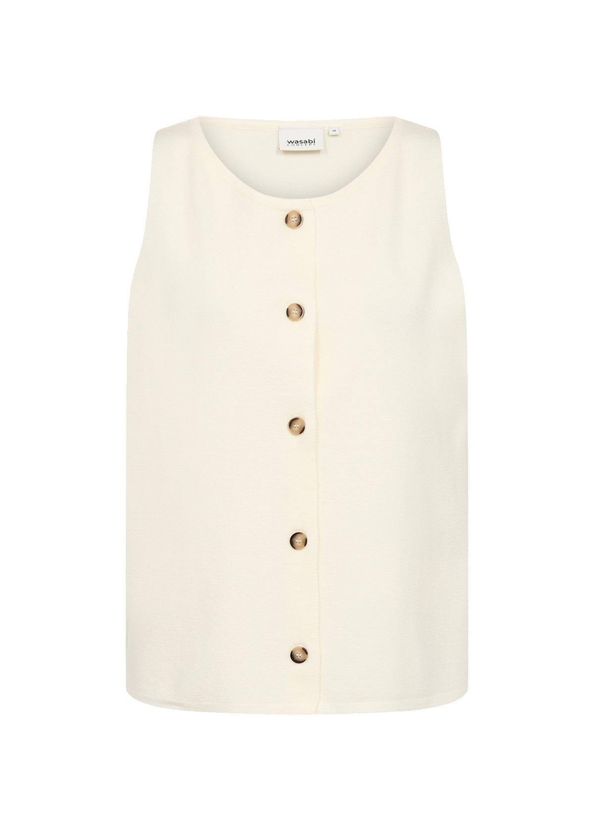 Wasabi Concept - WAISTCOAT - WA-SIKKA 5 - OFF-WHITE