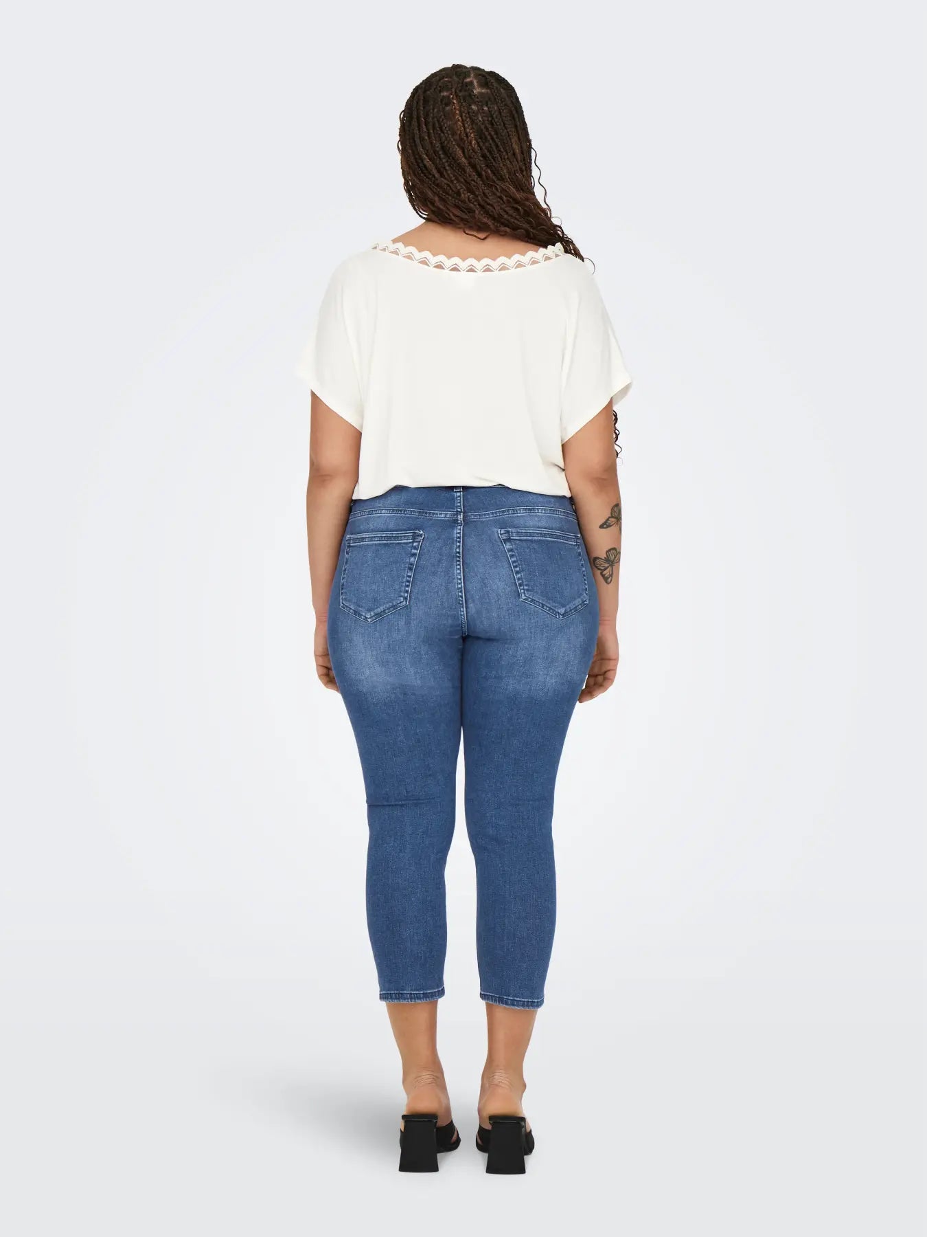 ONLY CARWILLY REG WAIST DNM CAPRI NOOS