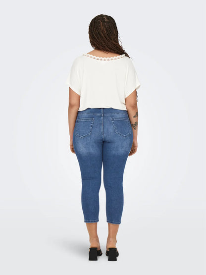 ONLY CARWILLY REG WAIST DNM CAPRI NOOS
