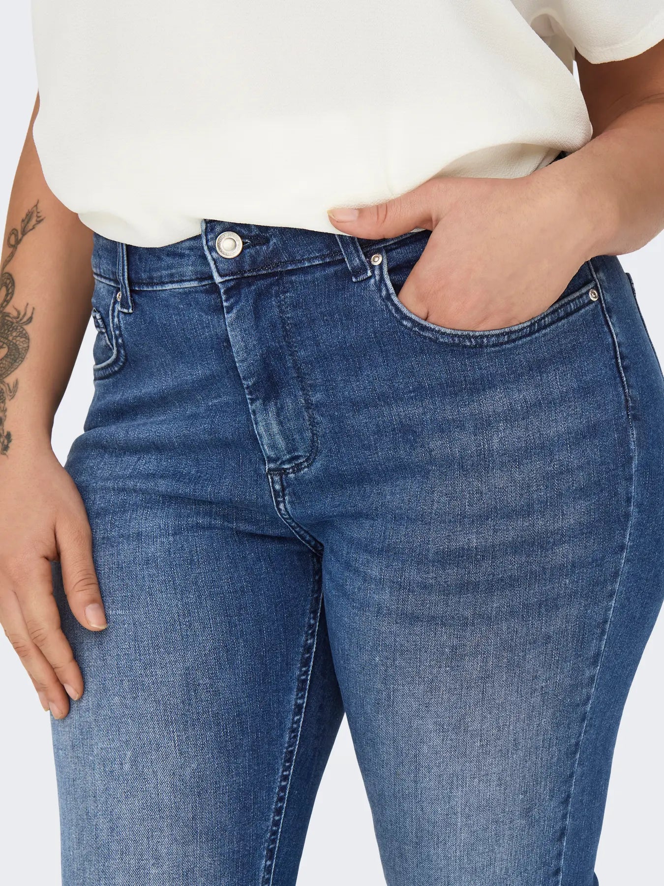ONLY CARWILLY REG WAIST DNM CAPRI NOOS