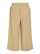 VIWINNIE IDA HW WIDE CULOTTE PANTS - Travertine