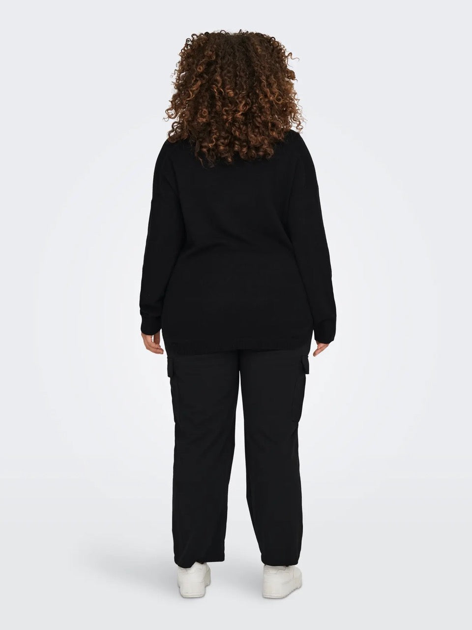 ONLY Carmakoma CARMARGARETA LS PULLOVER | Black