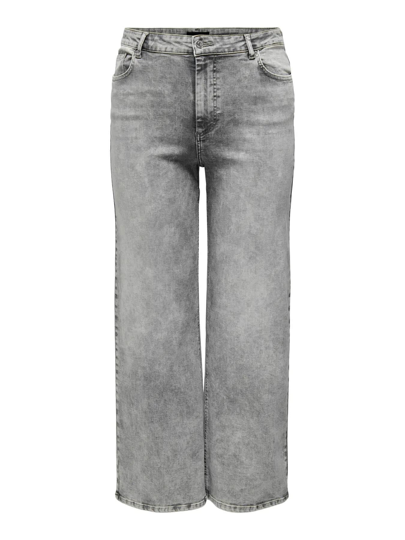 wide fit grå jeans ONLY Carmakoma CARWILLY Jeans Grey Denim
