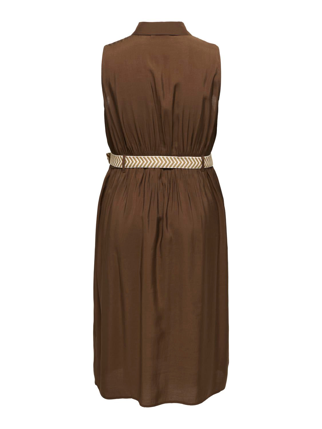 Only Carmakoma - Carcargi - Dress - Chocolate martini