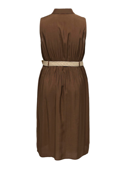 Only Carmakoma - Carcargi - Dress - Chocolate martini