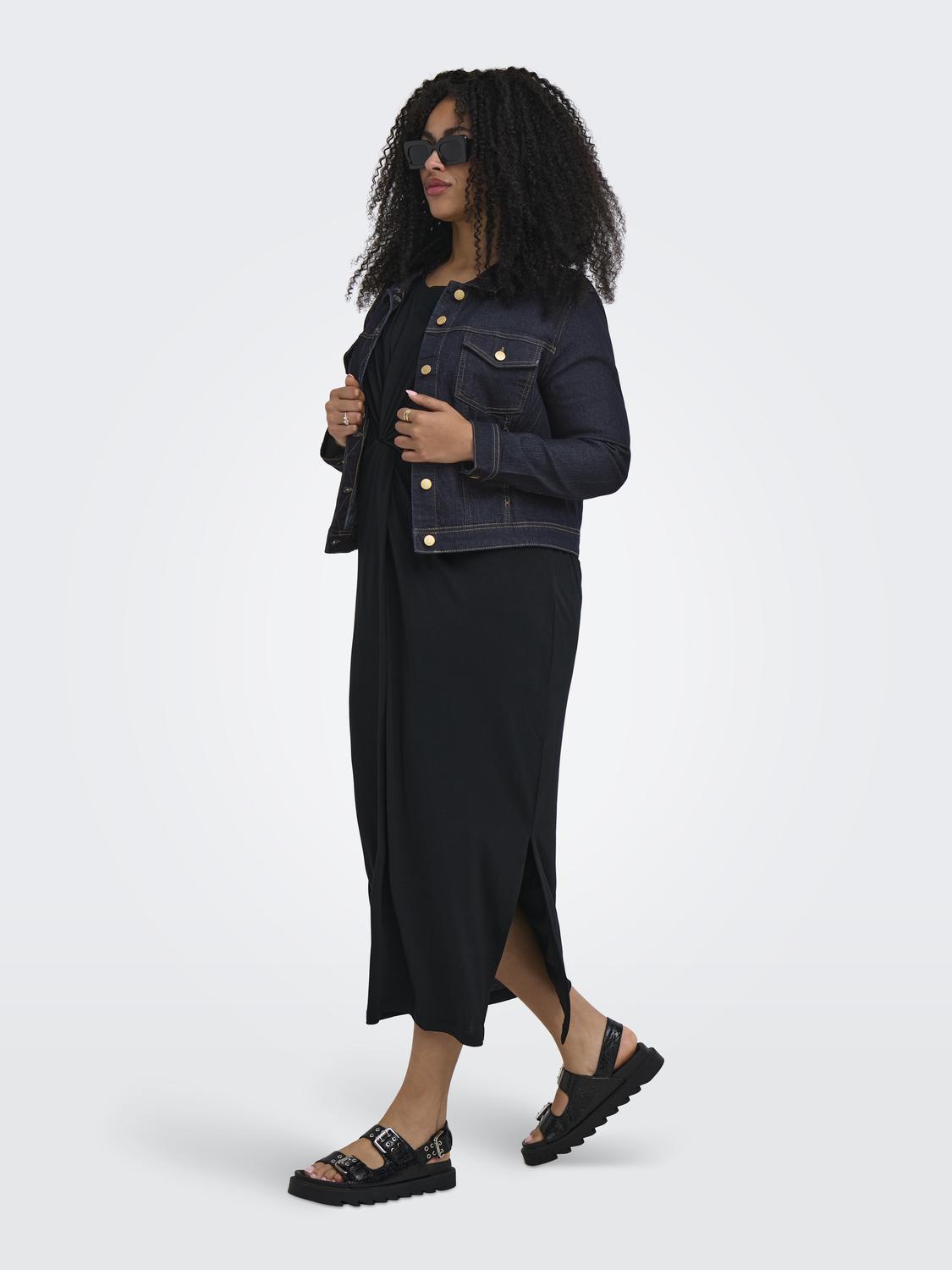 Only Carmakoma - Carwespa - Jakke - Dark blue denim