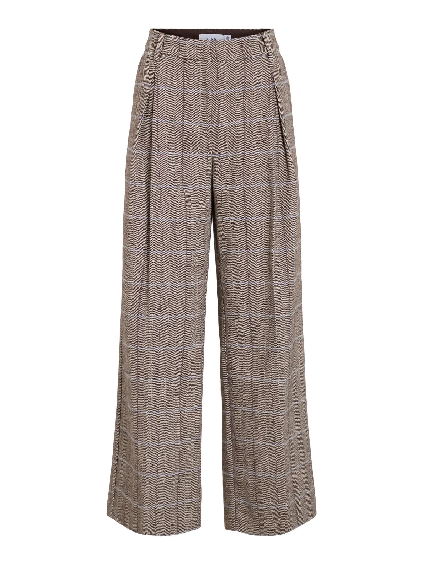 mønstrede bukser VILA VICELIN Hw Wide Tailored Pants