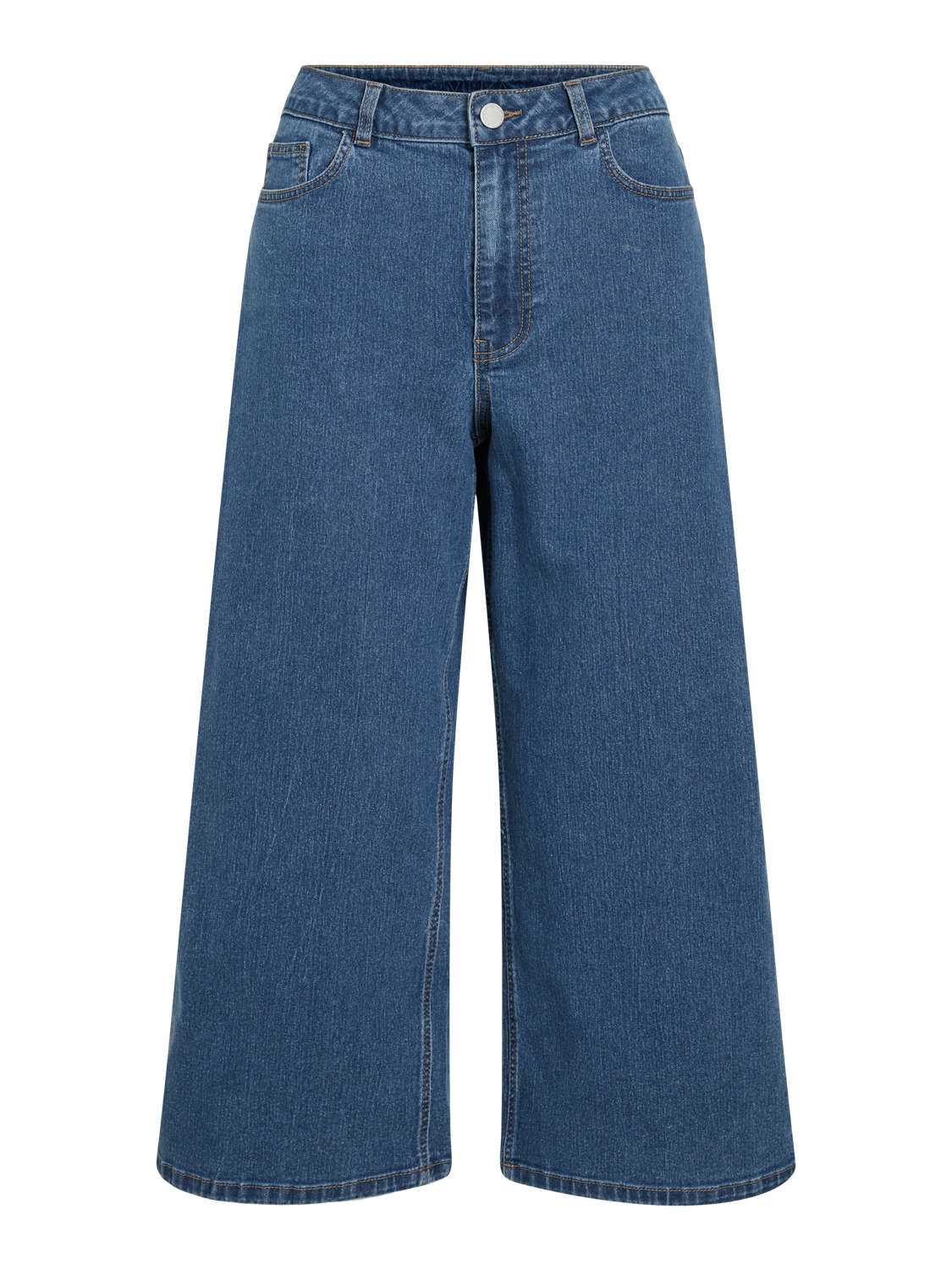 Vila - Vimalika - Culotte shorts - Medium blue denim