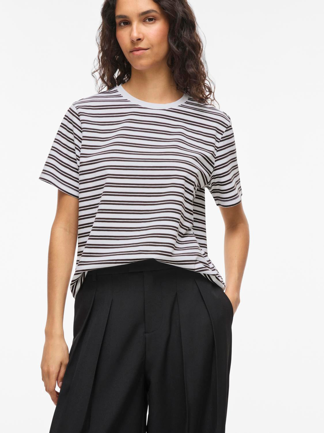 Vila - Vinora - T-shirt - Coffee Bean