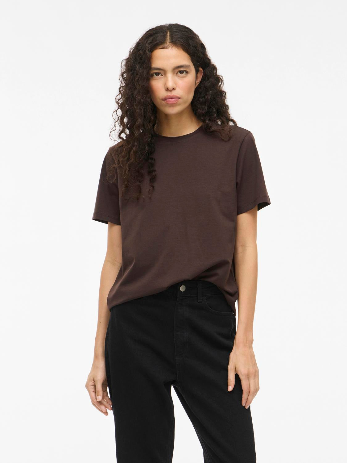 Vila - Vinora - T-shirt - Coffee Bean