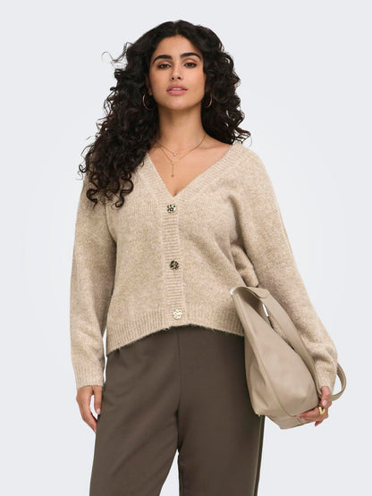 Only Carmakoma - Carzoey - Cardigan - Woodsmoke