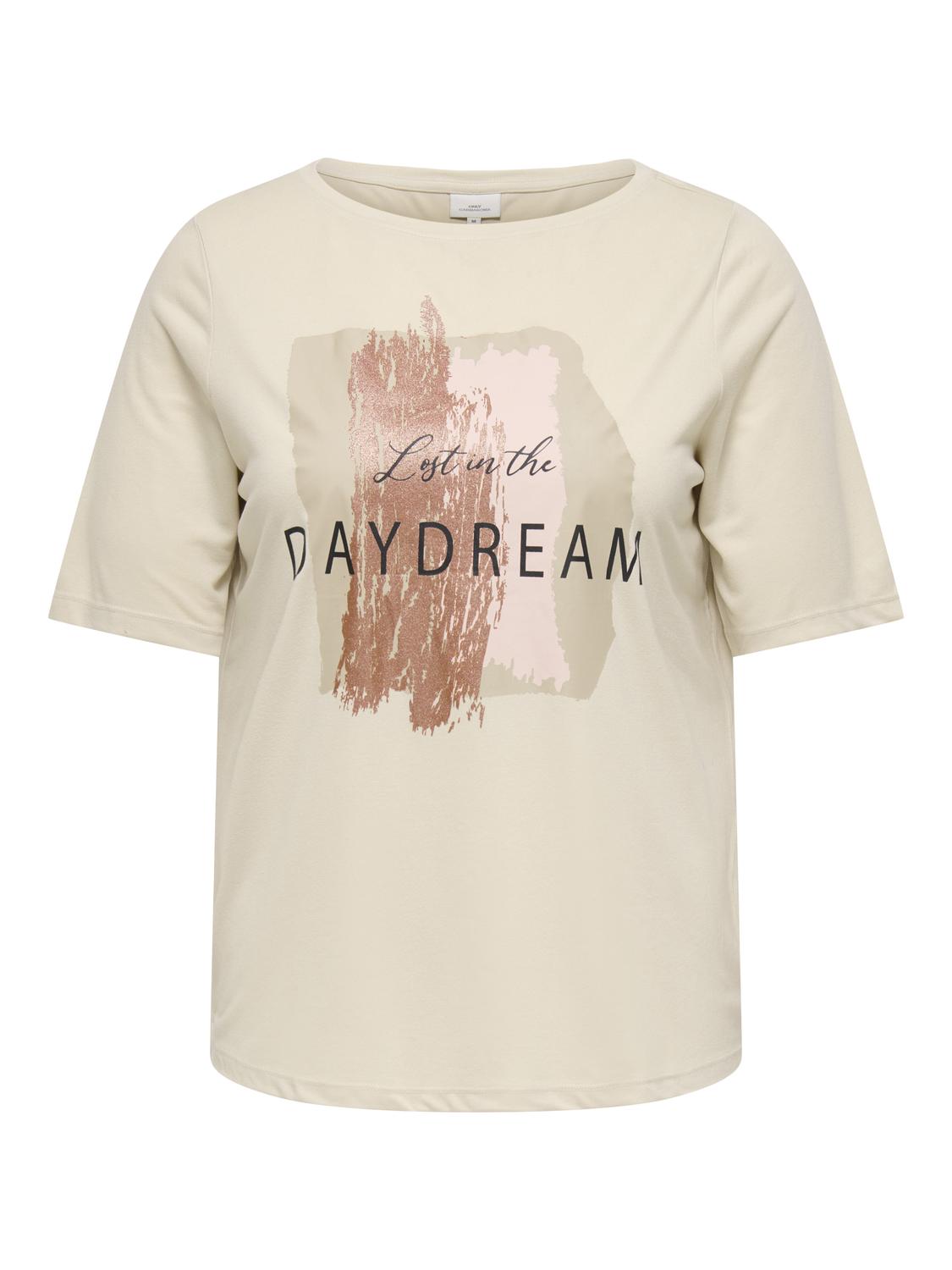Only Carmakoma - Carnicky - T-shirt - Oatmeal