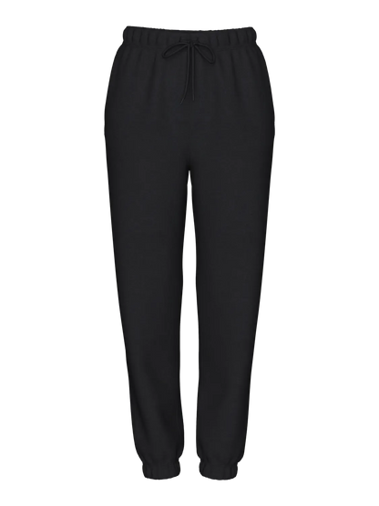 PIECES Black Trousers PCCHILLI HW SWEAT PANTS NOOS BC