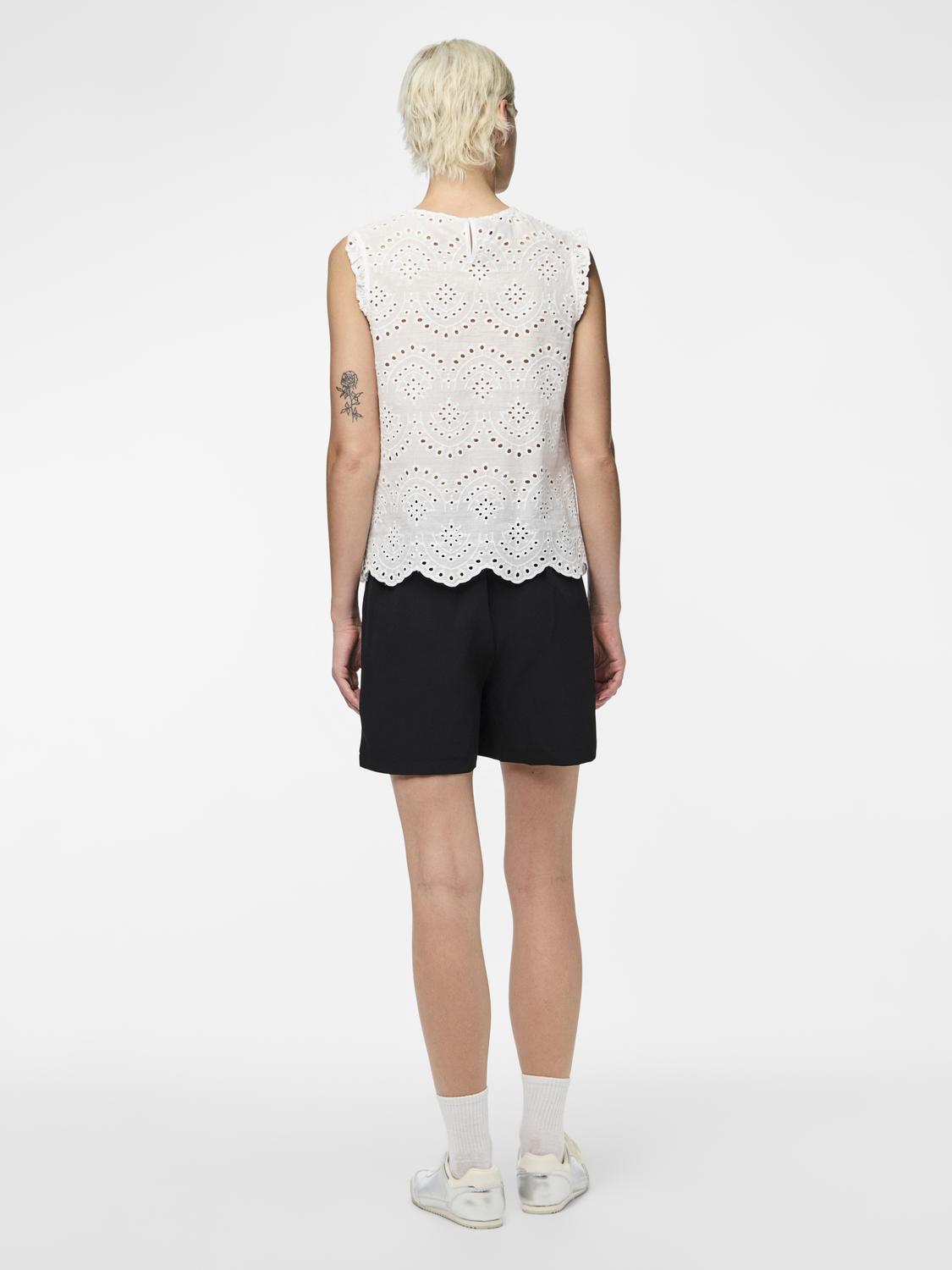 PIECES PCVILDE SL TOP NOOS | Bright White