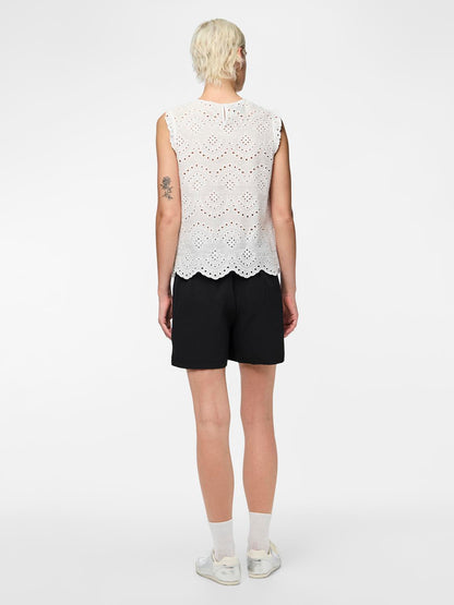 PIECES PCVILDE SL TOP NOOS | Bright White